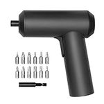 Xiaomi Mi Cordless Screwdriver 3.6V, 2000mAh Rechargable Battery. Patented One-piece body with USB-C charging port. High 5-N.m Torque Cordless Portable Screwdriver with 12 pieces of S2 Steel Bits