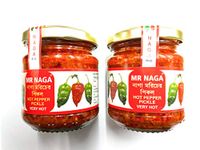 Mr Naga Hot Chilli Pepper Pickle Sauce 2 x 190 Grams, Ghost Pepper Pickle Sauce