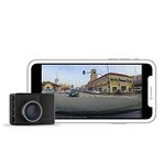 Garmin Dash Cam 57, 1440p and 140-degree FOV, Monitor Your Vehicle While Away w/New Connected Features, Voice Control, Compact and Discreet, Includes Memory Card