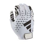 adidas Adizero 13 Football Receiver Gloves, White/Black, X-Large