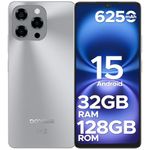 DOOGEE Note 58 Mobile Phones, (2025) Newst Android 15 Phone, 6250mAh 32GB+128GB/2TB Smart Phone, 6.75" HD+, 16MP+8MP, 4G Dual SIM Free Unlocked Mobile Phones, Face ID, Widevine L1, 5G WiFi/OTG/NFC