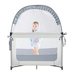 L RUNNZER Pack N Play Tent, Baby Po