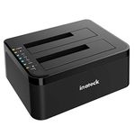 Inateck Type C SATA Hard Drive Docking Station, USB 3.0 SSD Docking Station,Dual Bay,FD2002C