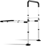 LandTale Bed Assist Rails Adjustable, Safety Bed Handle with Leg, Fall Prevention Hand Guard Grab Bar Bed Cane, Bed Rails for Elderly, Adults, Senior, Handicap, Disabled, Fit King, Queen, Full, Twin