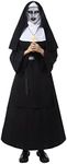 The Nun Costume Womens Nun Cosplay Valak Outfit Scary Halloween Costume, Black, Small