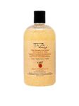 Premium Taza Natural White Volcanic Exfoliating Lava Body Wash, 16 fl oz (473 ml) For Soft Smooth Skin Contains: White Volcanic Lava Powder, Aloe Leaf Juice, Glycerin