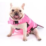 Hifrenchies Dog Life Jacket Mermaid Swimming Vest Dog Safety Swimsuit Floatation Life Vest for French Bulldog/Pug(M,Mermaid)