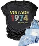 Vintage 1974 T Shirts for Women 50t