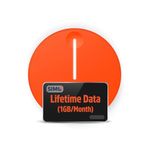 SIMO Solis Lite 4G LTE Mobile Hotspot, Portable WiFi for Travel in 140+ Countries, No SIM Card or Contract Required, Multi-Carrier Network Wireless Access Point, 10 Devices, 1GB/Month Lifetime Data