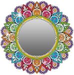 LazyFold Diamond Painting Mirror, Mandala Diamond Painting Makeup Mirror,DIY Special Shaped Diamond Painting Beginner Arts Crafts Gifts for Home Wall Decor and Craft Gifts