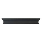 Pearl Mantels Henry 48-Inch Mantel Shelf, Black