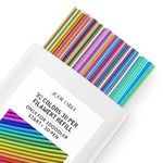 32 Colors 160pcs 3D Pen Filament Refills for 3Doodler Start 3D Pen, 2.5mm PCL Low Temperature Refills, Non-Toxic 3D Printing Pen Filament for Kids DIY Art Craft, Total 2400cm