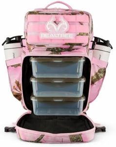 WOLFpak 35L Meal Prep Management Backpack (Realtree APX Flushing Pink) | Easily Store & Organize Food Storage Containers w/Built-In Lunch Box, Cooler, Travel, Insulated Bag