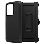 AICase for Galaxy S20 Ultra Belt-Clip Holster Case, Drop Protection Full Body Rugged Heavy Duty Case, Shockproof/Drop/Dust Proof 4-Layer Protective Durable Cover for Samsung Galaxy S20 Ultra 5G