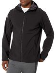 Helly Hansen Men's Paramount Hooded Water Resistent Windproof Breathable Softshell Jacket, 990 Black, XX-Large
