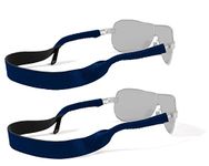 Croakies XL Eyewear Retainer Navy Blue Sunglasses Strap For Large Frame (2-Pack)