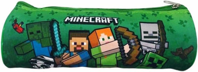 ILS I LOVE SHOPPING Portapenne Astuccio Borsellino Scuola e Asilo per Bambini 21x7x6cm (per MINECRAFT)