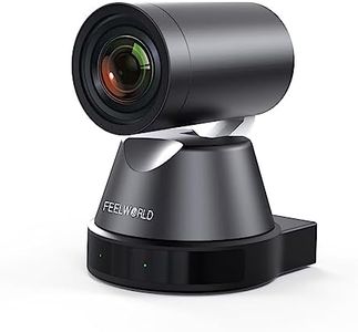 FEELWORLD 4K12X 4K PTZ Camera USB HDMI POE 12X Optical Pan Tilt Zoom, AI Auto Tracking Focus IP Remote Control for Live Streaming Church Video Conference Teaching
