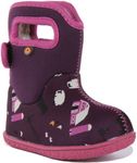 BOGS Boy's Unisex Kids Baby Snow Boot, Farm Purple/Multi, 8 UK Child
