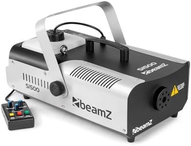 Beamz S1500 Smoke Fog Machine 1500W Fogger with Timer Remote DMX DJ Effect Party