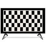 Black and White Painting TV Covers 