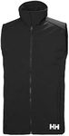 Helly Hansen Men's Paramount Vest Softshell, 990 Black, Large