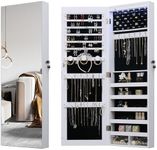 MASMIRE LED Jewelry Cabinet Armoire