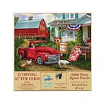 Stopping at The Farm 500 pc Jigsaw Puzzle by SUNSOUT INC