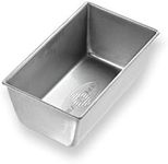 USA Pan Bakeware Mini Loaf Pan, Set of 4, Nonstick & Quick Release Coating, Made in The USA from Aluminized Steel, Silver