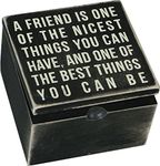 A Friend Is Keepsake Box Sign Wooden Hinged Box By Primitives By Kathy