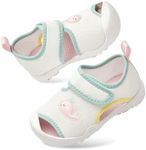 Sandals Toddler Boys Girls Walking Shoes Breathable Quick Dry Barefoot Shoes Non Slip Kids Sandals for Hiking Casual Flower