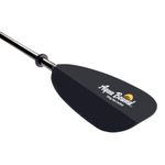 AQUA BOUND Sting Ray Carbon Kayak Paddle - Carbon Shaft/Carbon Blade, 2 Piece (Versa-Lok), Black, 210-225 cm