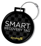 Dynotag Web/GPS Enabled QR Smart Deluxe Steel Luggage Tag & Braided Steel Loop