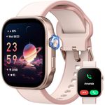 1.8" Fitness Tracker Smart Watch for Men Women, Bluetooth Call, Heart Rate Sleep Blood Oxygen Monitor, 100+ Sports Modes, IP68 Waterproof, Alexa Built-in, DIY Dial, Smartwatch for Android iPhone