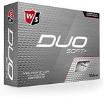 Wilson Unisex-Adult DX2 Soft 12 Golf Ball in 2 Pieces, Advanced Level, Compression 29, Rubber, White, Box of 12