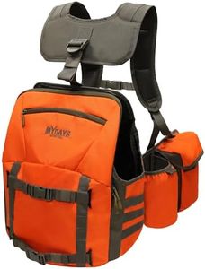MYDAYS Upland Bird Vest Backpack, Hunting Tactical Vest with Game Pouch and Pockets for Outdoor Bird Hunting (Style B)
