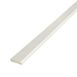 White, 30mm x 5m Cloaking Fillet uPVC Plastic Window Door Architrave Trim