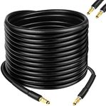 15m / 49.2Ft High Pressure Jet Washer Hose Extension Cleaning Pipe with C-Clip Click Type Plug Fitting Quick Connector 15 metre Garden Pipe Replacement for Karcher K Series K2, K3, K4, K5, K7