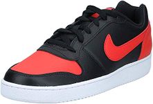 Nike Ebernon Low Mens Trainers AQ1775 Sneakers Shoes (UK 9 US 10 EU 44, Black Habanero red White 004)