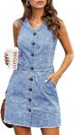 LookbookStore Dress for Women Blue 