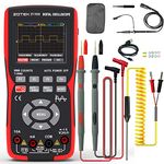 Zotek Zt-702S 2 In 1 Handheld Digital Automotive Oscilloscope Multimeter, Diode Tester,Multimeter Auto Rangin48Msa/S High Sampling Rate?Amp Ohm Volt Meter Tester?Voltage/Current Test - Battery Powered