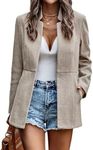 Jhsnjnr Women's Blazers Stand Colla