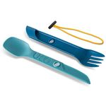 UCO Switch Spork 2-Piece Integrated Camping Utensil Set, Classic Blue