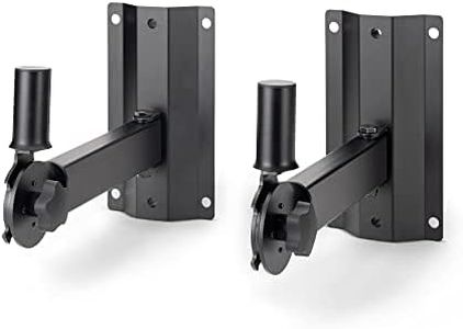 OnStage On Stage SS7322B Adj Wall Mount Spkr Bracket, Pair