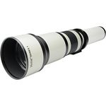 Vivitar 650-1300mm f/8-16 Telephoto Lens (White) (T Mount)