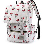 Junlion Cherry Slim Backpack School Bag College Daypack Travel Rucksack