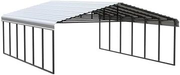 Arrow Carports Galvanized Steel Car