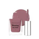 Swiss Beauty Stunning Nail Lacquer | Chip Resistant, Quick drying nail paint | Highly Pigmented with high shine Nail polish | Shade - Deep Mauve, 10gm