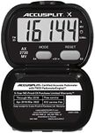 Accusplit Accelerometer Activity Tracker Pedometer with MVPA, Black