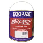 Coo-Var SureGrip Non Slip Anti Slip Floor Paint for Concrete, Metal & Wood (5 Litre, Yellow)